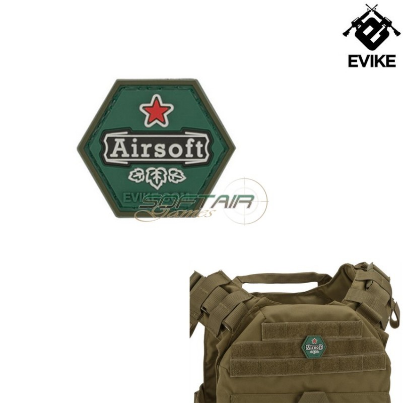Patch Operator Profile Pvc Hex Type Airsoft Evike (ev-66328)