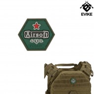 Patch Operator Profile Pvc Hex Type Airsoft Evike (ev-66328)