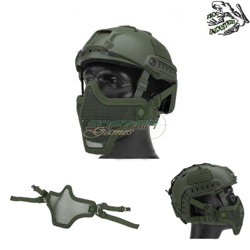 Maschera Striker V1 Per Elmetto Olive Drab Frog Industries (fi-77-od)