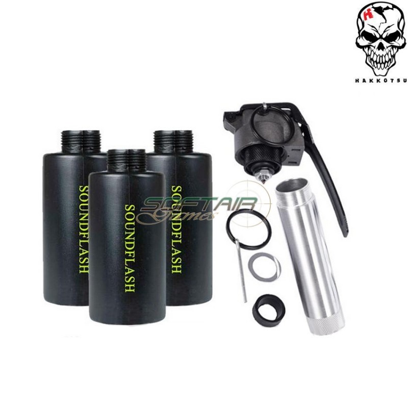 Co2 Grenade Thunder B Sound Flash Set 3pcs Hakkotsu (hako-tb07) Co2 Grenade Thunder B Sound Flash Set 3pcs Hakkotsu (hako-tb07)