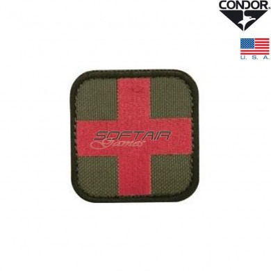 Embroidered Patch Medic Green/red Condor® (9999-gr)