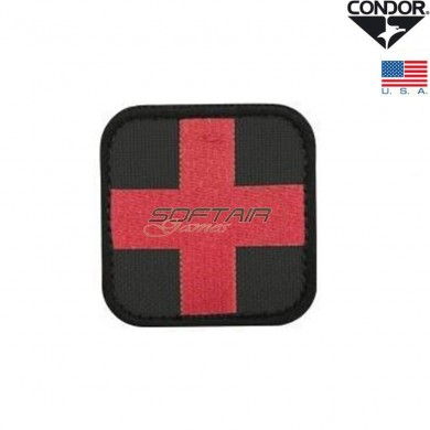 Embroidered Patch Medic Black/red Condor® (9999-br)
