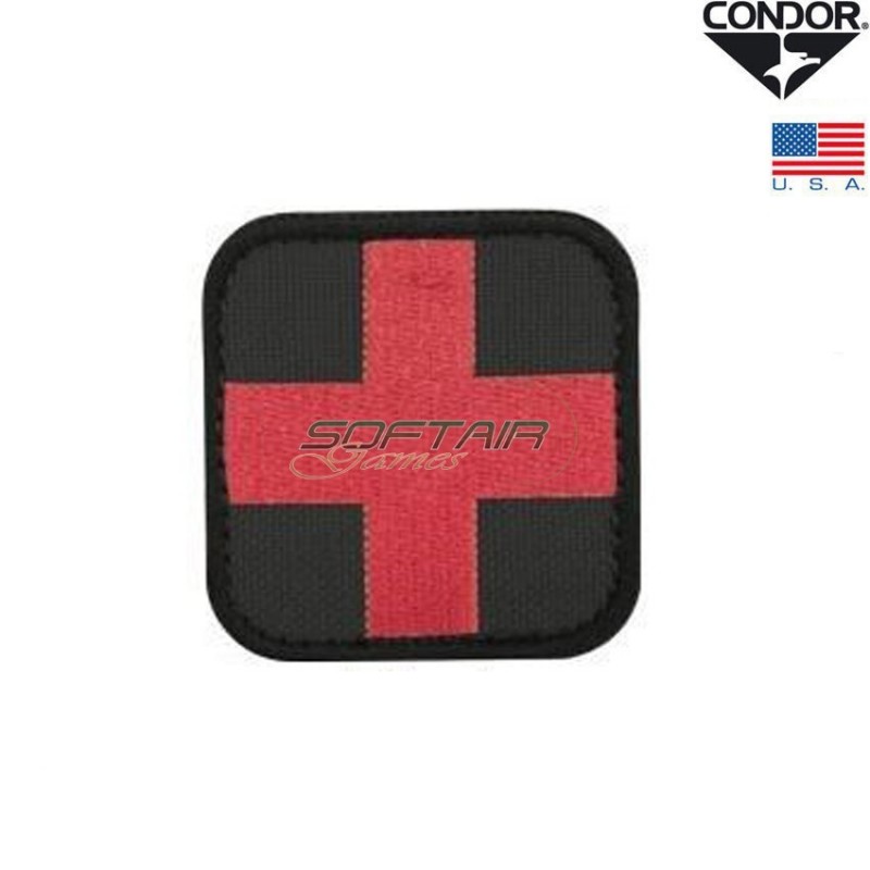 Embroidered Patch Medic Black/red Condor® (9999-br) Embroidered Patch Medic Black/red Condor® (9999-br)