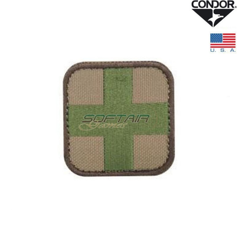 Patch Ricamata Medic Tan/green Condor® (9999-tg)