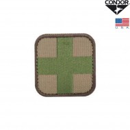 Patch Ricamata Medic Tan/green Condor® (9999-tg)