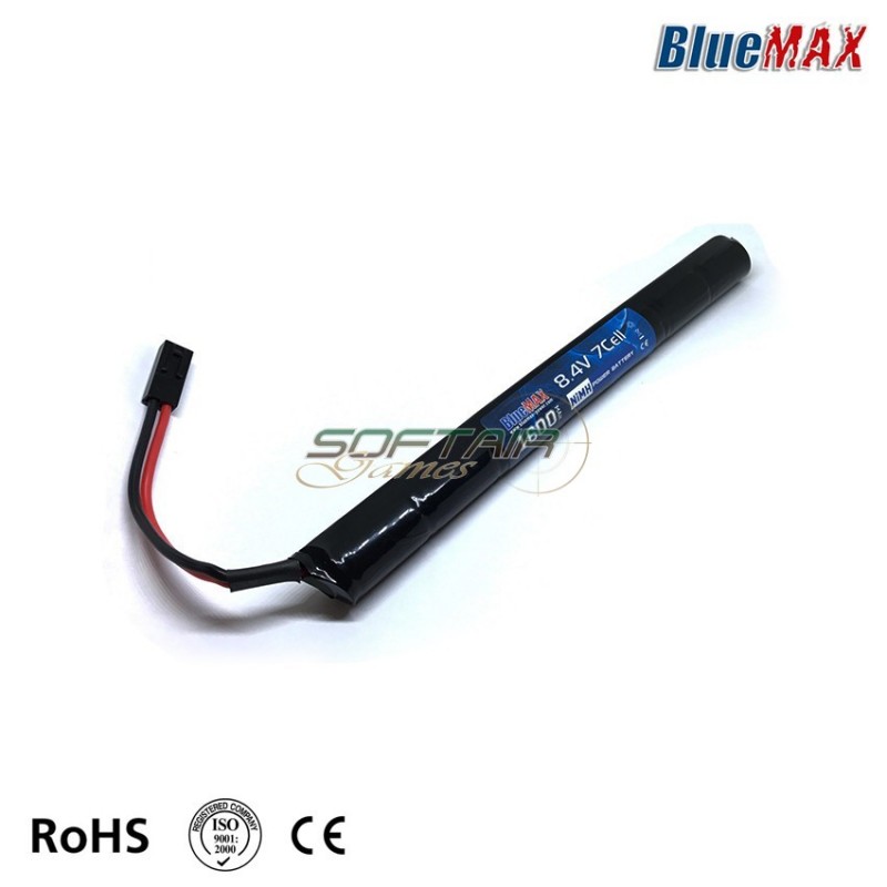 Nimh Battery Mini Tamiya Connector 8.4v X 1600mah Stick Type Bluemax-power® (bmp-8.4x1600-stick)