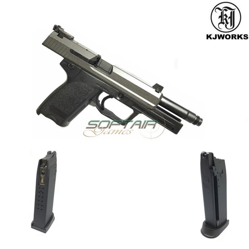 Gas Pistol St8 Black Kjworks (kjw-st8-gbb)