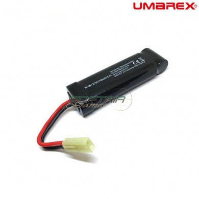 Nimh Battery Mini Tamiya Connector 8.4v X 1100mah Mini Type Umarex (um-8.4x1100-mini)
