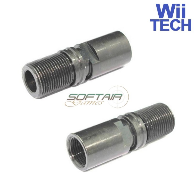 Adattatore Silenziatore 14 Cw Per Mp7 Tokyo Marui Wii Tech (wt-2006)