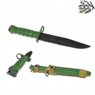 Coltello Dummy Type 4 M4/m16 Bayonet Con Fondina Rigida Green Frog Industries (fi-007657-od)