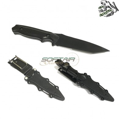 Dummy Knife Type 3 With Hard Holster Black Frog Industries (fi-knife-3-bk)