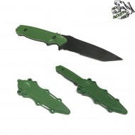 Dummy Knife Type 1 With Hard Holster Green Frog Industries (fi-knife-od) Dummy Knife Type 1 With Hard Holster Green Frog Industries (fi-knife-od)