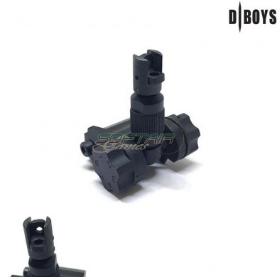 Tacca Di Mira Posteriore M4/scar Type Black Dboys (by-4)