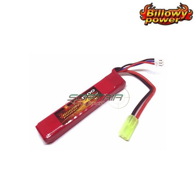 Batterie Lipo 7.4V 1200Mah 20C type stick Mini Tamiya