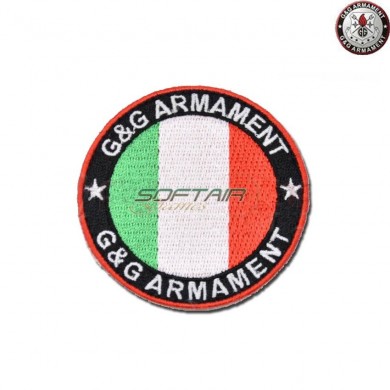 Patch Embroidered Italy Round G&g (gg-patch-ita)
