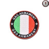Patch Embroidered Italy Round G&g (gg-patch-ita) Patch Embroidered Italy Round G&g (gg-patch-ita)