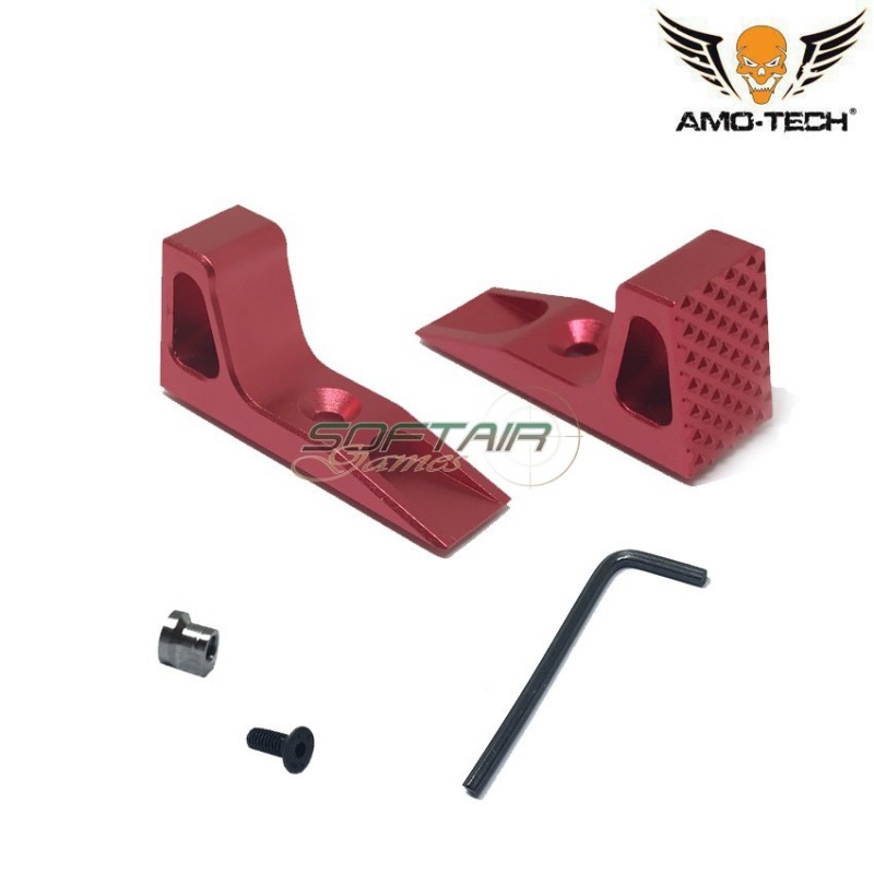 Keymod Grip Hand Stop Slr Barricade Mod1 Red Amo-tech® (amt-1373-re)