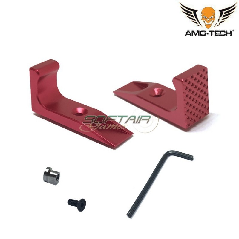 Keymod Grip Hand Stop Slr Barricade Mod2 Red Amo-tech® (amt-1375-re)