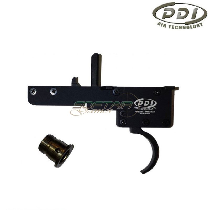 Gruppo Scatto Rinforzato V-trigger Con End Pistone Per Ares Aw338 & Ms338 Pdi (pdi-641083)
