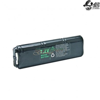 Battery 7.2v X 700mah For Scorpion/mac/mp7 Jing Gong (jg-7.2x700)