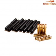 Set 2 Pairs Max Gold Connectors Hxt 2mm For Batteries Prometheus (pr-140920) Set 2 Pairs Max Gold Connectors Hxt 2mm For Batteries Prometheus (pr-140920)