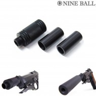 Compensatore Con Adattatore Silenziatore Per M93r Nine Ball (nb-588826) Compensatore Con Adattatore Silenziatore Per M93r Nine Ball (nb-588826)