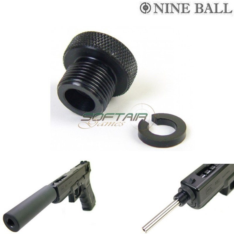 Silencer Attachment For Aep Glock Nine Ball (nb-588871) Silencer Attachment For Aep Glock Nine Ball (nb-588871)