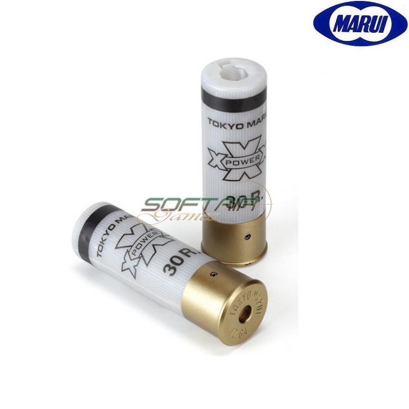 Set 2 Pieces Shot Shell 30bb For M3/spas12/m870 White Tokyo Marui (tm-133953)