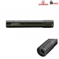 Suond Supressor Silenziatore Per Msr/scar Type 14cw Ares Amoeba (ar-amsili)