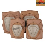 Set Neoprene Knee And Elbow Pad Dark Earth Big Dragon (bd7062a) Set Neoprene Knee And Elbow Pad Dark Earth Big Dragon (bd7062a)
