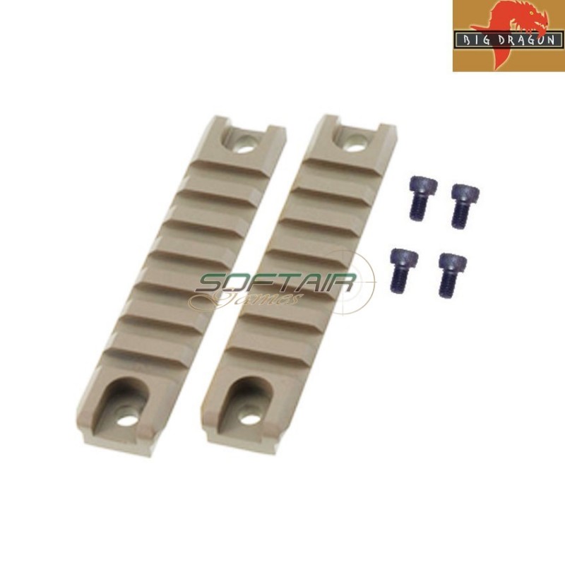 Aluminum Rails Pairs Dark Earth Big Dragon (bd0305)