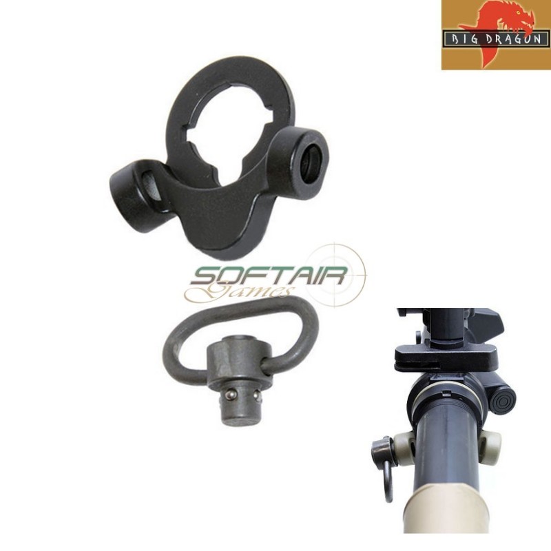 Anello Cinghia Qd Black Troy Oem Type Aeg Ambidestro Big Dragon (bd0803)