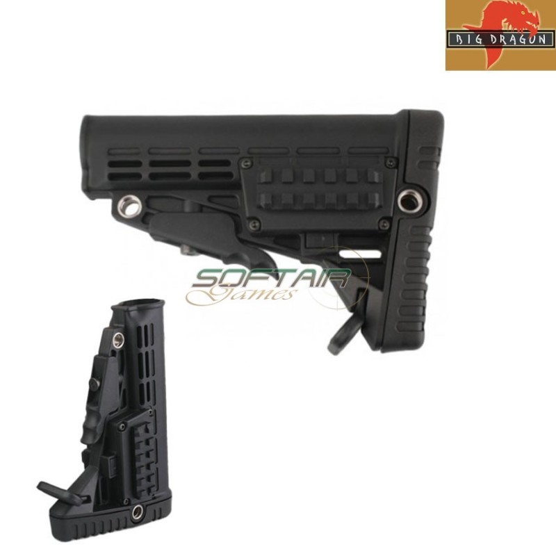 Collapsible Assembly Stock Black Big Dragon (bd0170b)