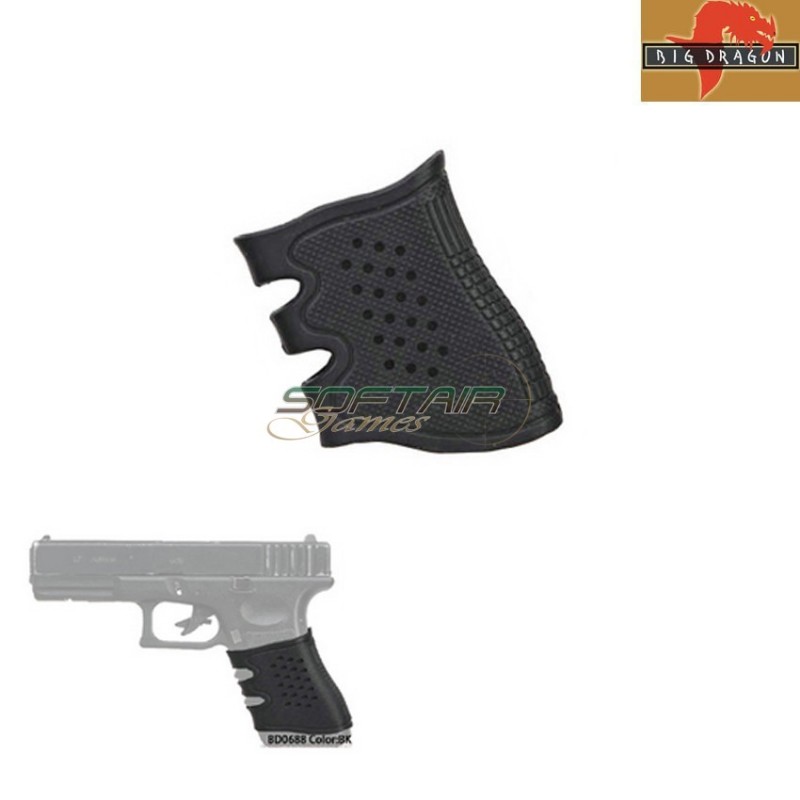 Antiskid Black Grip Gommata Per Glock Big Dragon (bd0688)