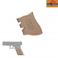 Antiskid Dark Earth Rubber Grip For Glock Big Dragon (bd0688a)