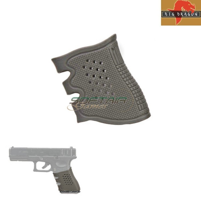 Antiskid Olive Drab Grip Gommata Per Glock Big Dragon (bd0688b)