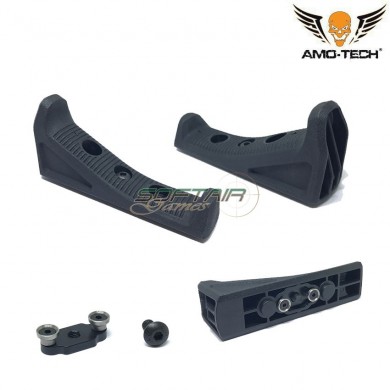 Keymod Angled Fore Grip Low Profile Black Amo-tech® (amt-1356-bk)