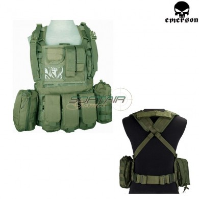 Rrv Tactical Vest 900d Olive Drab Emerson (em7338)