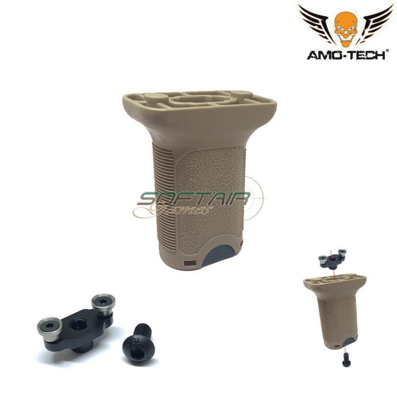 Keymod Vertical Grip Bcm Short Dark Earth Amo-tech® (amt-1357-de)