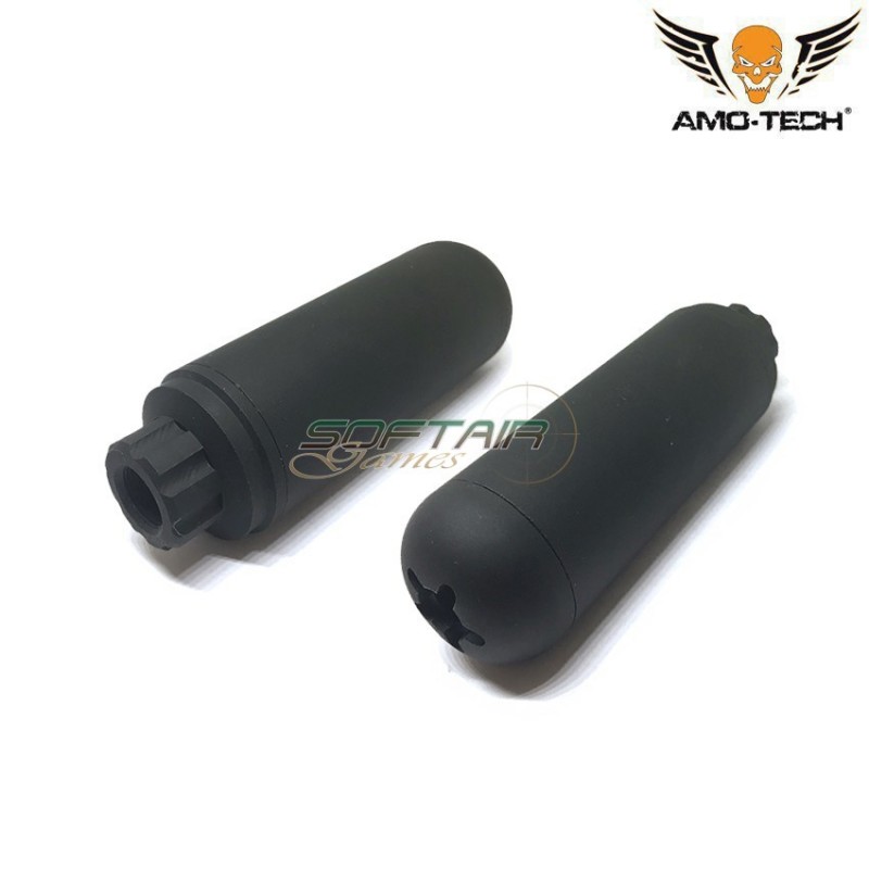 Machine Poseidon Type Micro Silencer Black Amo-tech® (amt-2315-bk)