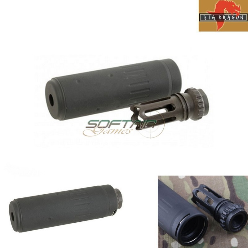 Silencer Acc Short Style Black Big Dragon (bd0475)
