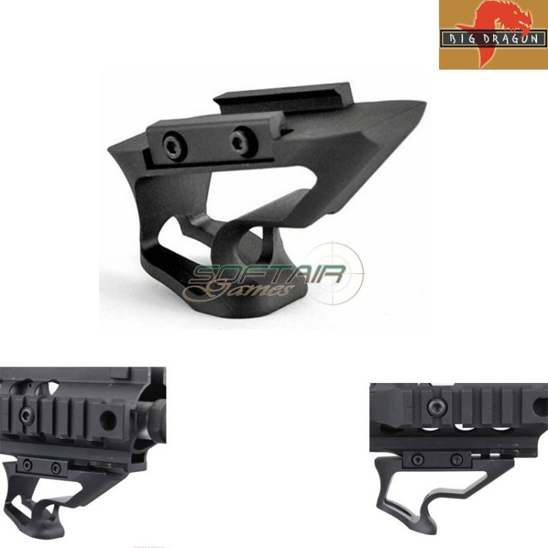Grip Picatinny System Short Angled Black Big Dragon (bd8997)