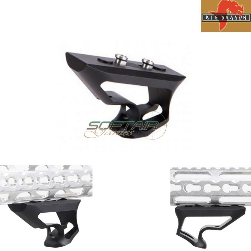 Grip Keymod System Short Angled Black Big Dragon (bd8995)