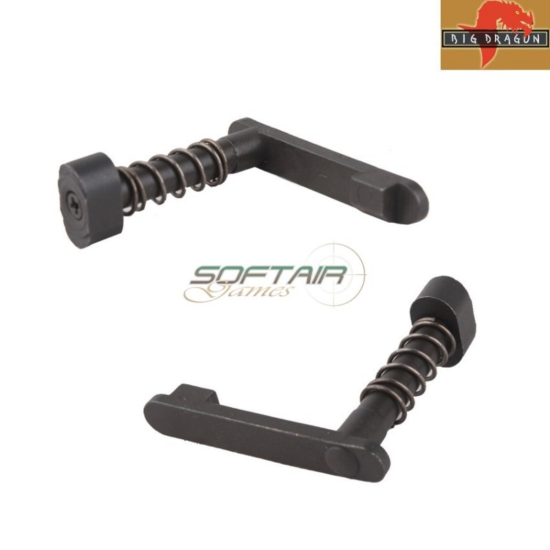 Sgancio Caricatore Black In Acciaio Per M4/m16 Aeg Big Dragon (bd3300)