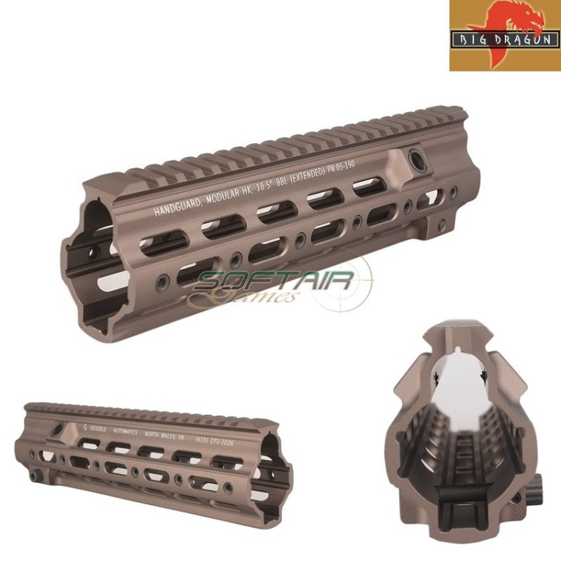 Smr Rail G Style 10.5" Cb Per Umarex/vfc/we Hk416 Big Dragon (bd9177scb) Smr Rail G Style 10.5" Cb Per Umarex/vfc/we Hk416 Big Dragon (bd9177scb)