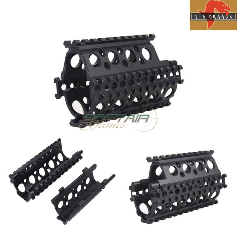 M83u Style Rail Black For Ak 74 Big Dragon (bd0244) M83u Style Rail Black For Ak 74 Big Dragon (bd0244)
