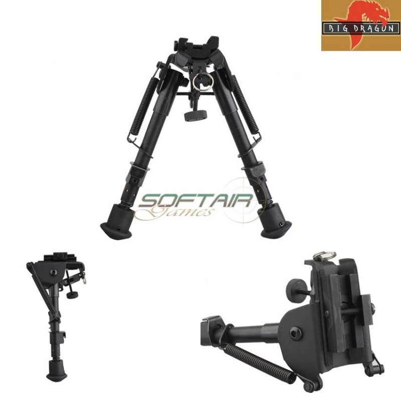 Harris Style Bipod 6" Type B For 20mm Weawer Big Dragon (bd0796) Harris Style Bipod 6" Type B For 20mm Weawer Big Dragon (bd0796)