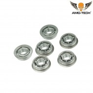 Boccole In Acciaio Da 8mm Cuscinettate Aperte Amo-tech® (amt-21)