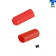 Pressore E Gommino Hop Up Rinforzato Red 60° Macaron Type Per Aeg Shs (shs-ahu-0007)