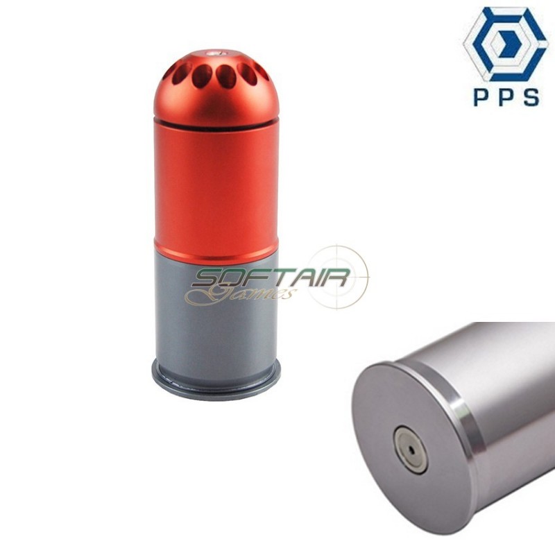 Gbb/co2 40mm Aluminum Grenade 120bb Pps (pps-ld-al-120)